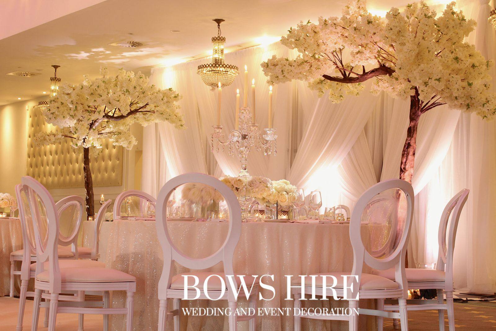 Wedding at Bannatynes Hotel in Hastings decorated by Bows Hire