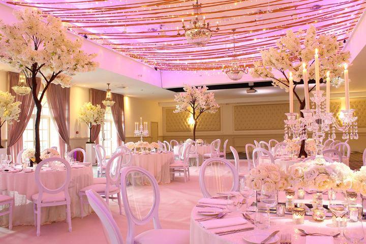 Bannatynes Hotel Hastings wedding room with Bows Hire chairs and styling