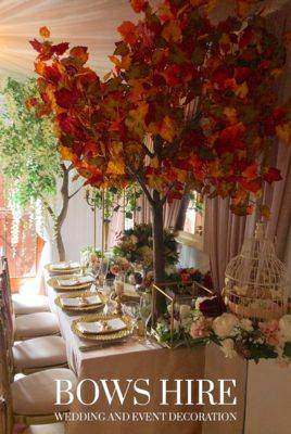 180cm Autumnal Tree for hire, centrepieces by Bows Hire, photo 3