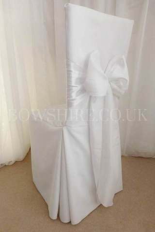 White Satin Sash for hire, sashes by Bows Hire