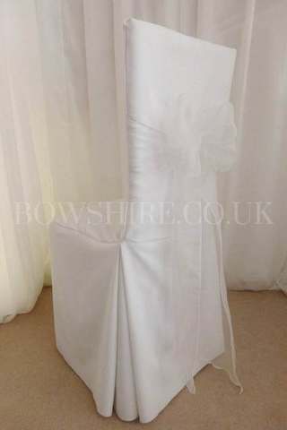 White Organza Sash for hire, sashes by Bows Hire