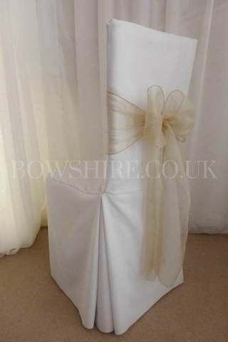 Champagne Organza Sash for hire, sashes by Bows Hire