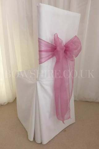 Rose Organza Sash for hire, sashes by Bows Hire