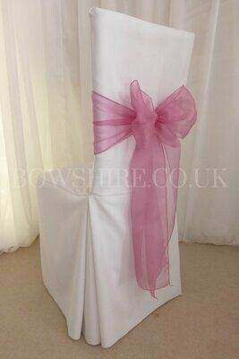 Rose Organza Sash for hire by Bows Hire