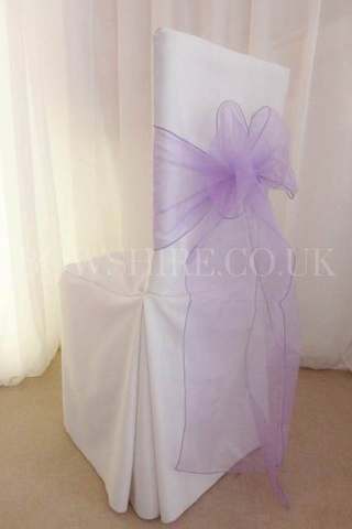 Lavender Organza Sash for hire, sashes by Bows Hire