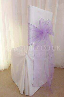 Lavender Organza Sash for hire by Bows Hire