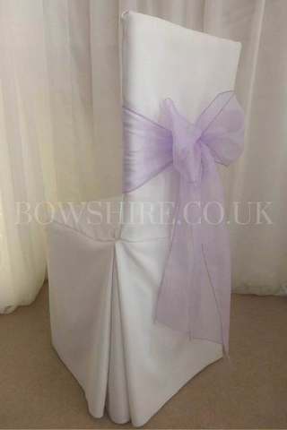 Lilac Organza Sash for hire, sashes by Bows Hire