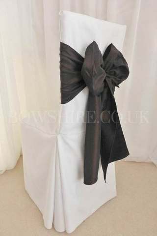Brown Taffeta Sash for hire, sashes by Bows Hire