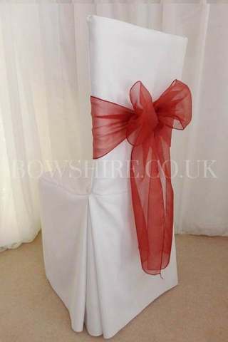 Burnt Orange Organza Sash for hire, sashes by Bows Hire
