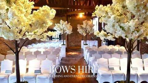 180cm Ivory Blossom Cherry Tree for hire, centrepieces by Bows Hire, photo 4