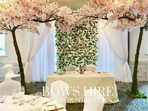 320cm Pink Blossom Canopy Trees for hire, trees by Bows Hire, photo 2