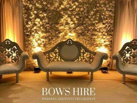 The Amelie Flower Wall for hire, backdrops by Bows Hire, photo 2