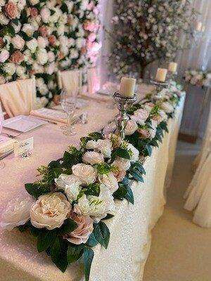The Flora Rectangular Wreaths for hire by Bows Hire