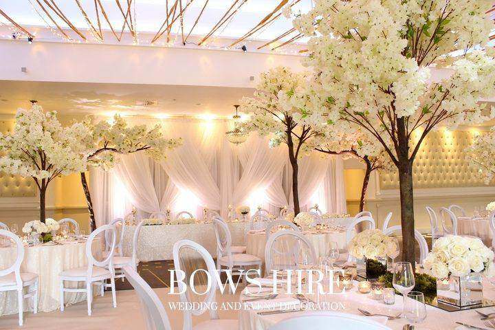 Bannatynes Hotel wedding decoration by Bows Hire, photo 5