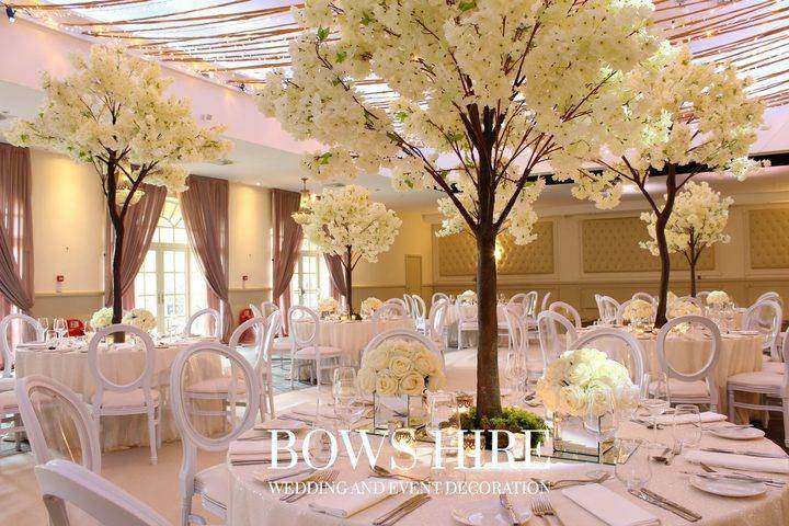 Bannatynes Hotel wedding decoration by Bows Hire, photo 4
