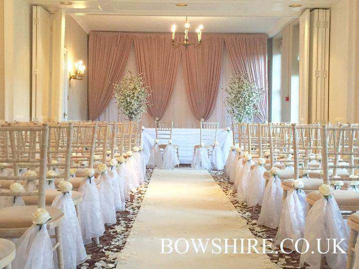 Bannatynes Hotel wedding decoration by Bows Hire, photo 8