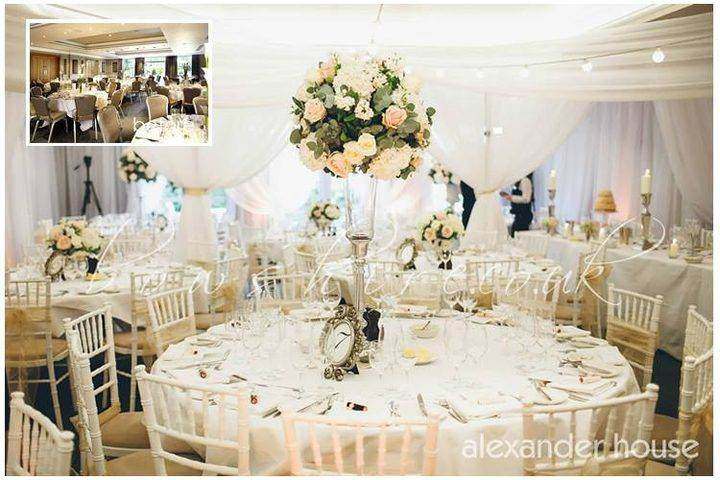 Alexander House wedding decoration by Bows Hire, photo 2