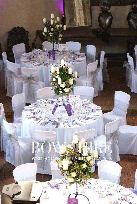 Bows Hire chair covers styling at a wedding or event, photo 11