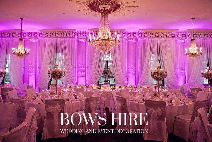 Bows Hire chair covers styling at a wedding or event, photo 20