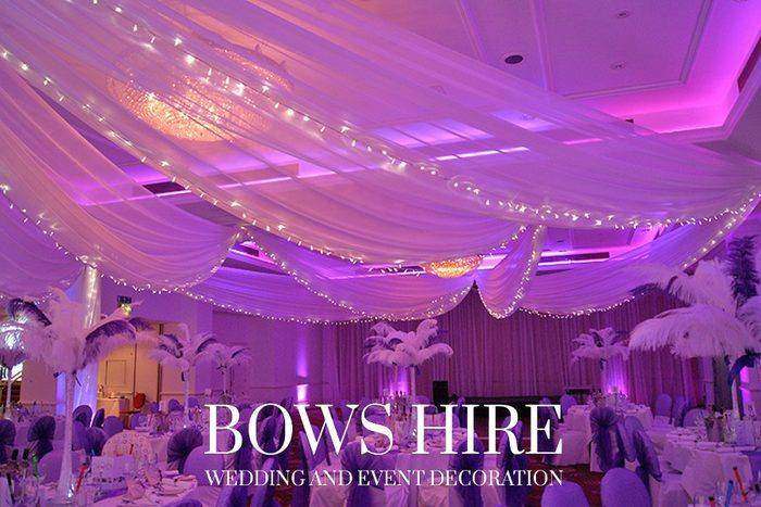 Bows Hire drapery styling at a wedding or event, photo 59
