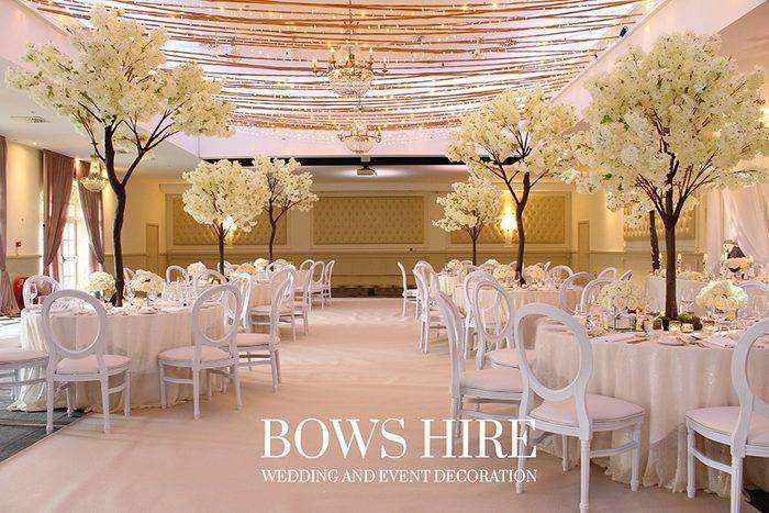 Bows Hire trees styling at a wedding or event, photo 94
