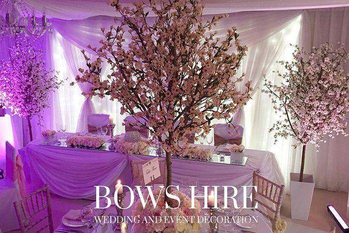 Bows Hire trees styling at a wedding or event, photo 99