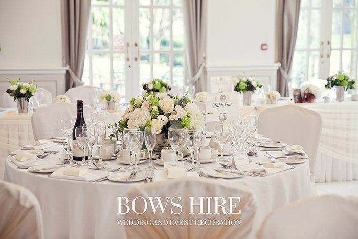 Bows Hire chair covers styling at a wedding or event, photo 16