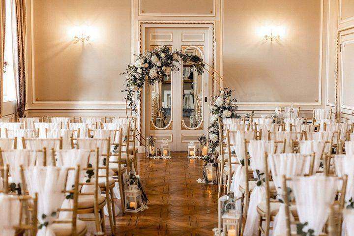 Salomons Estate wedding decoration by Bows Hire, photo 1