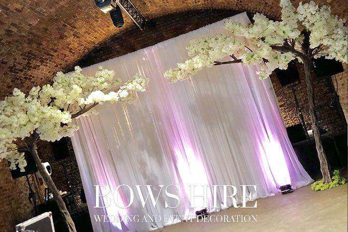 Bows Hire trees styling at a wedding or event, photo 95