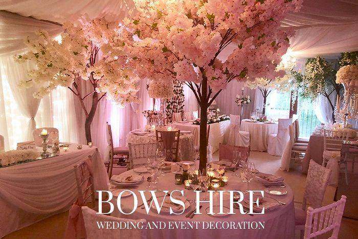 Bows Hire trees styling at a wedding or event, photo 8