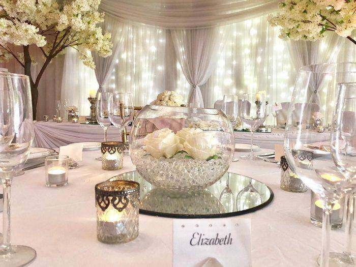 Bows Hire centrepieces styling at a wedding or event, photo 92