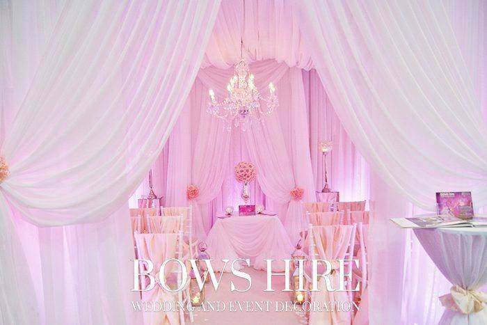 Bows Hire drapery styling at a wedding or event, photo 66