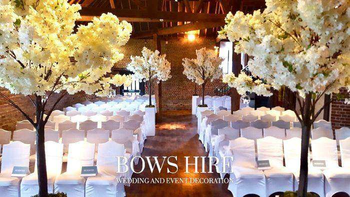 Bows Hire chair covers styling at a wedding or event, photo 25