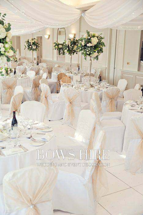 Bows Hire chair covers styling at a wedding or event, photo 17