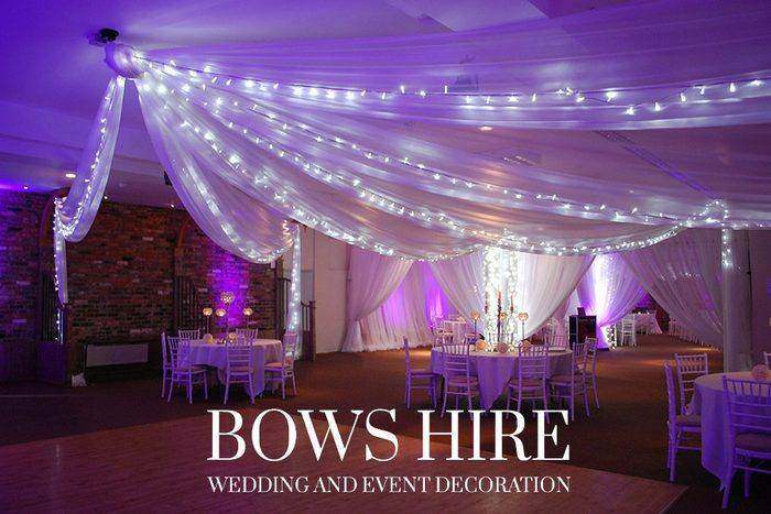 Bows Hire drapery styling at a wedding or event, photo 60