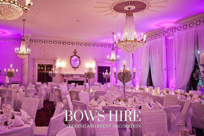 Bows Hire chair covers styling at a wedding or event, photo 19