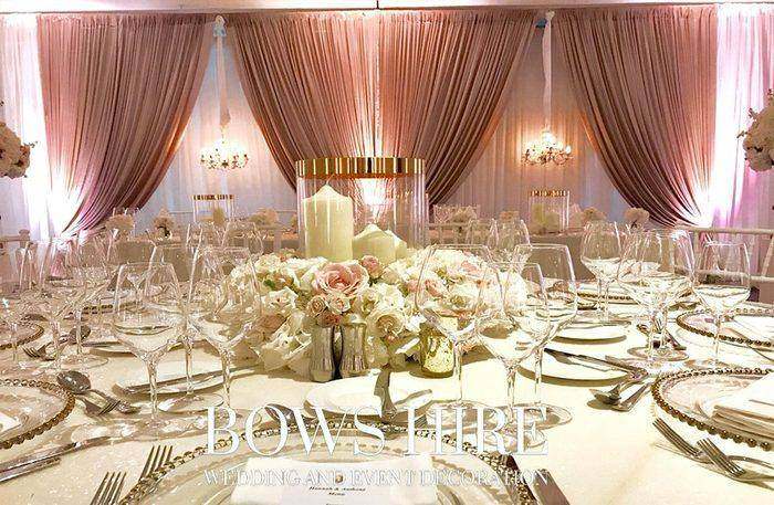 Bows Hire backdrops styling at a wedding or event, photo 79