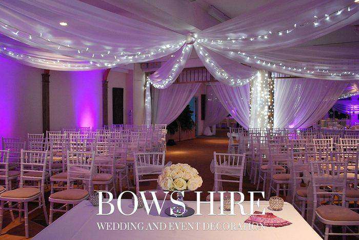 Bows Hire drapery styling at a wedding or event, photo 61