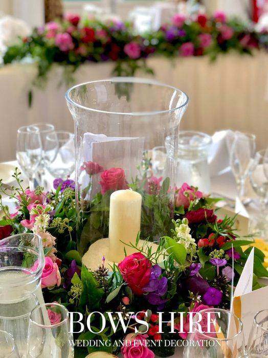 Bows Hire centrepieces styling at a wedding or event, photo 83