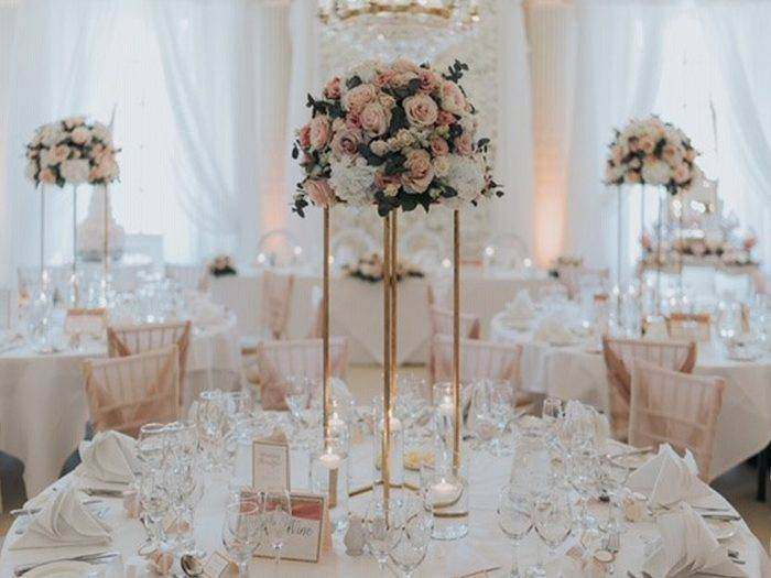 Bows Hire centrepieces styling at a wedding or event, photo 87