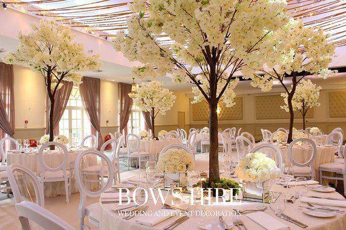 Bows Hire trees styling at a wedding or event, photo 93
