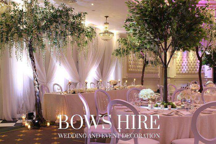Bows Hire trees styling at a wedding or event, photo 7