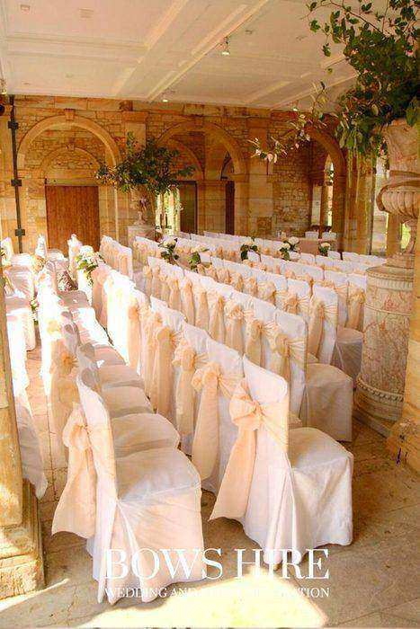 Bows Hire chair covers styling at a wedding or event, photo 2
