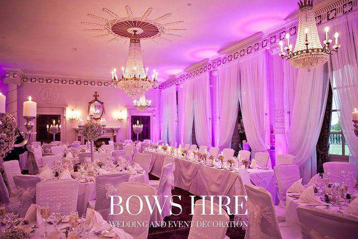 Bows Hire chair covers styling at a wedding or event, photo 21