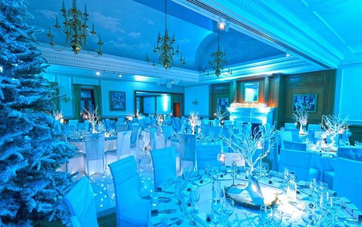 Ice blue Christmas party